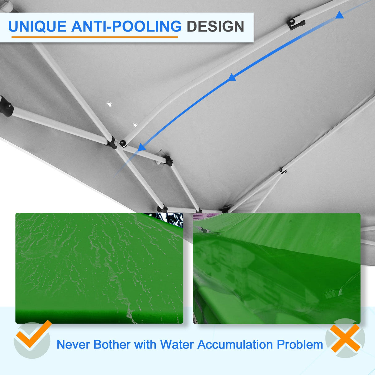 12x12 ft Pop Up Canopy Tent - Eagle Peak Custom Canopy Tent