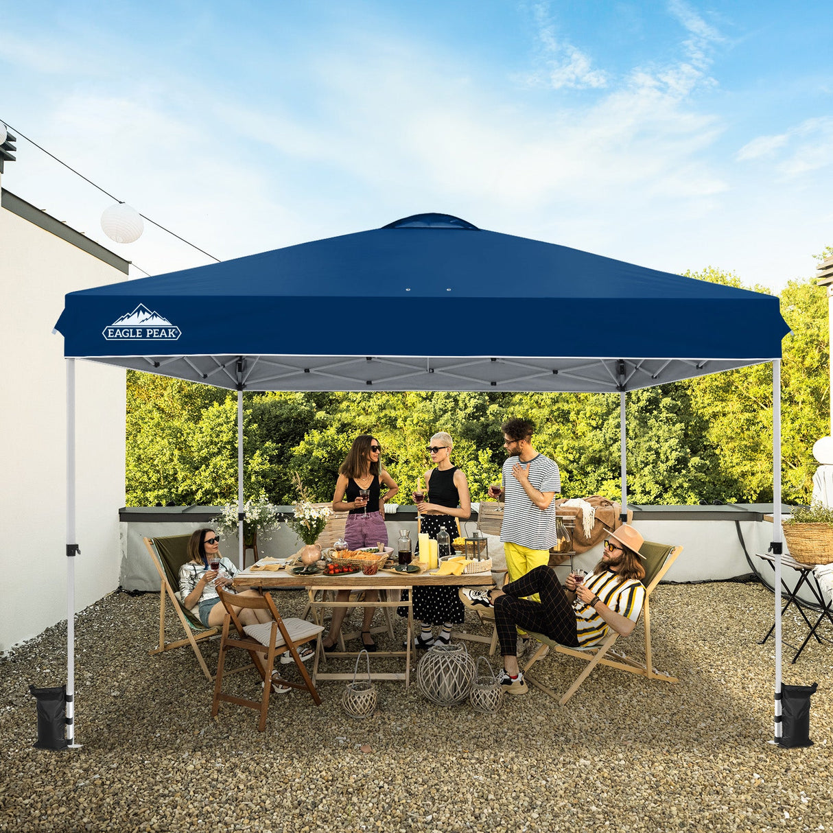 12x12 ft Pop Up Canopy Tent - Eagle Peak Custom Canopy Tent