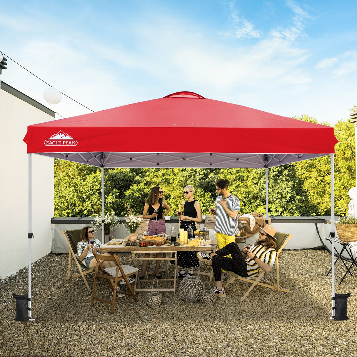 12x12 ft Pop Up Canopy Tent - Eagle Peak Custom Canopy Tent