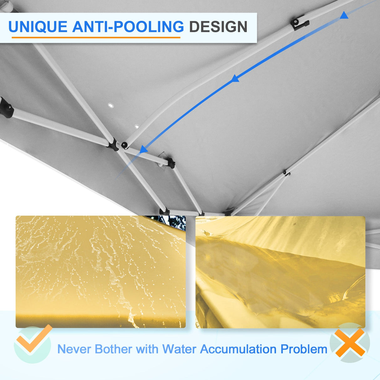 12x12 ft Pop Up Canopy Tent - Eagle Peak Custom Canopy Tent