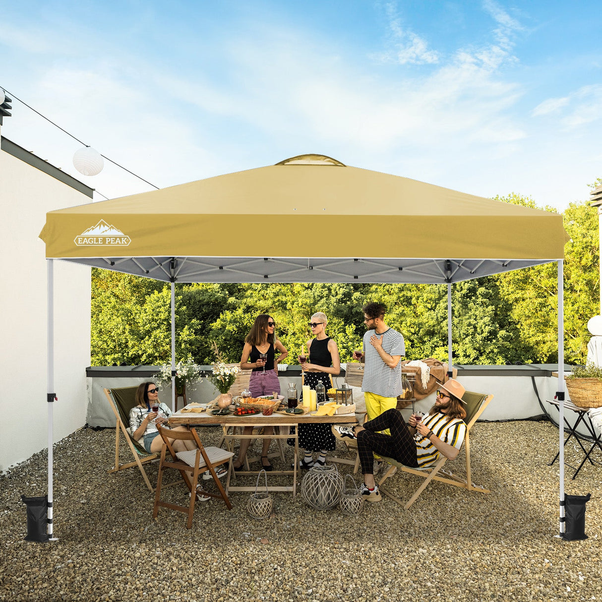 12x12 ft Pop Up Canopy Tent - Eagle Peak Custom Canopy Tent