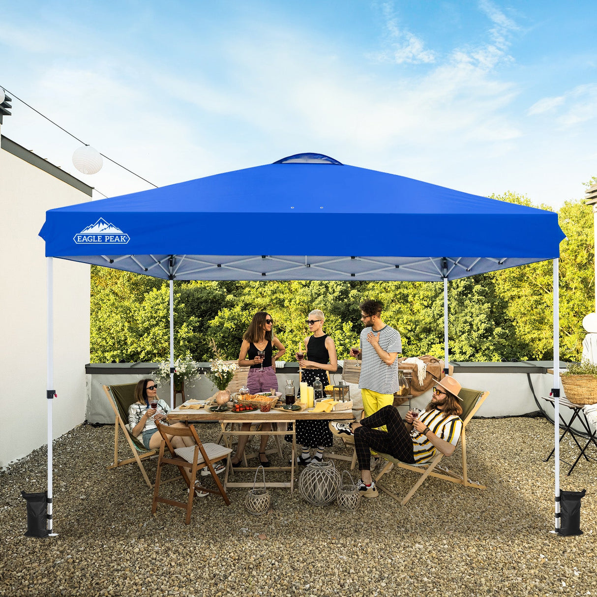 12x12 ft Pop Up Canopy Tent - Eagle Peak Custom Canopy Tent