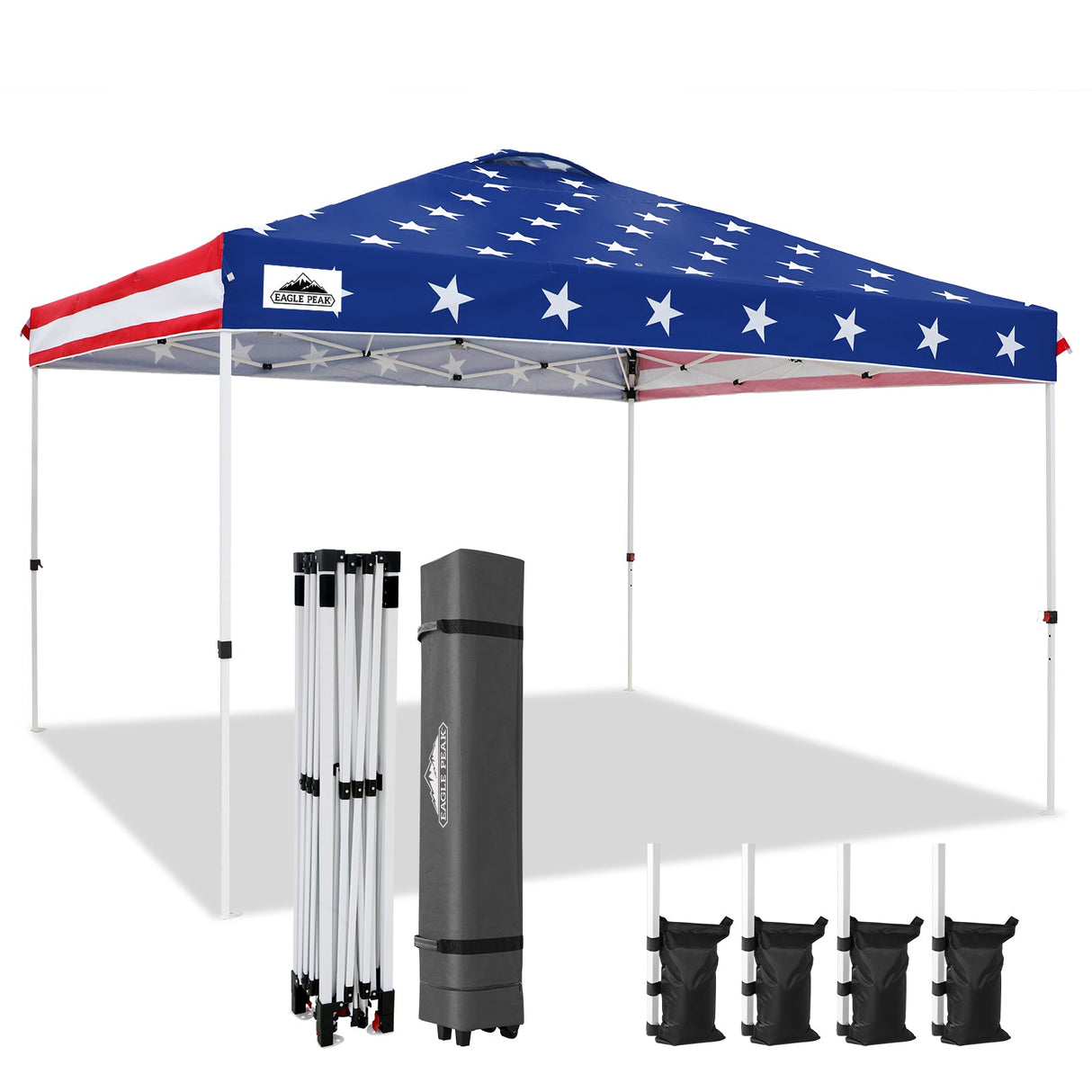 12x12 ft Pop Up Canopy Tent - Eagle Peak Custom Canopy Tent