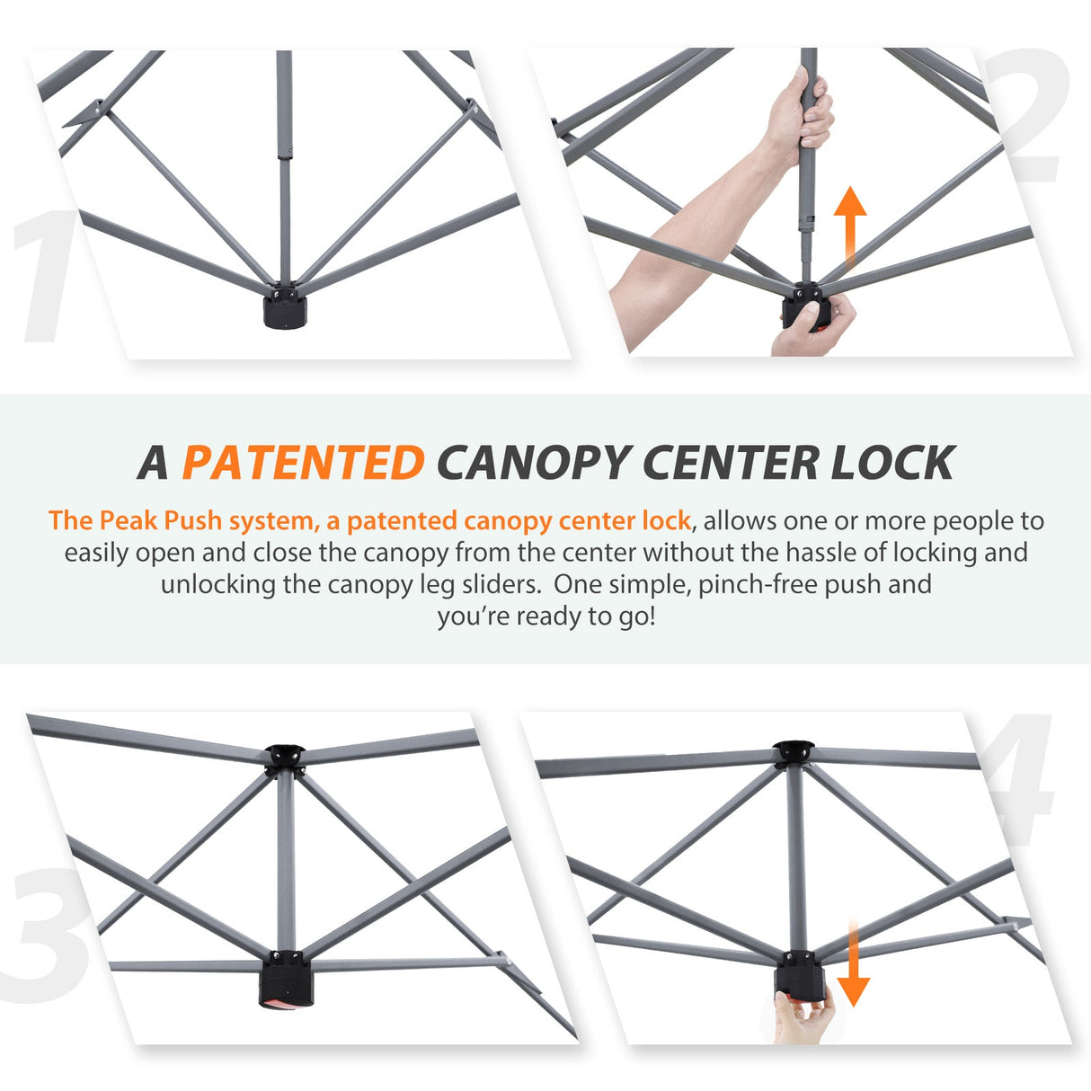 13x13 Pop Up Canopy Tent With Sidewall - Eagle Peak Custom Canopy Tent