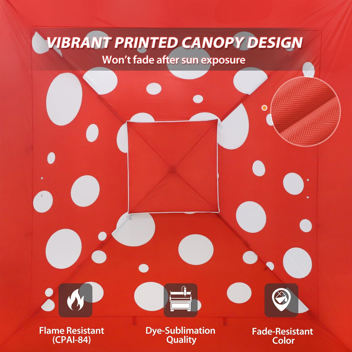 13x13 Straight Leg Pop Up Canopy Tent with 169 sqft of Shade - Eagle Peak®