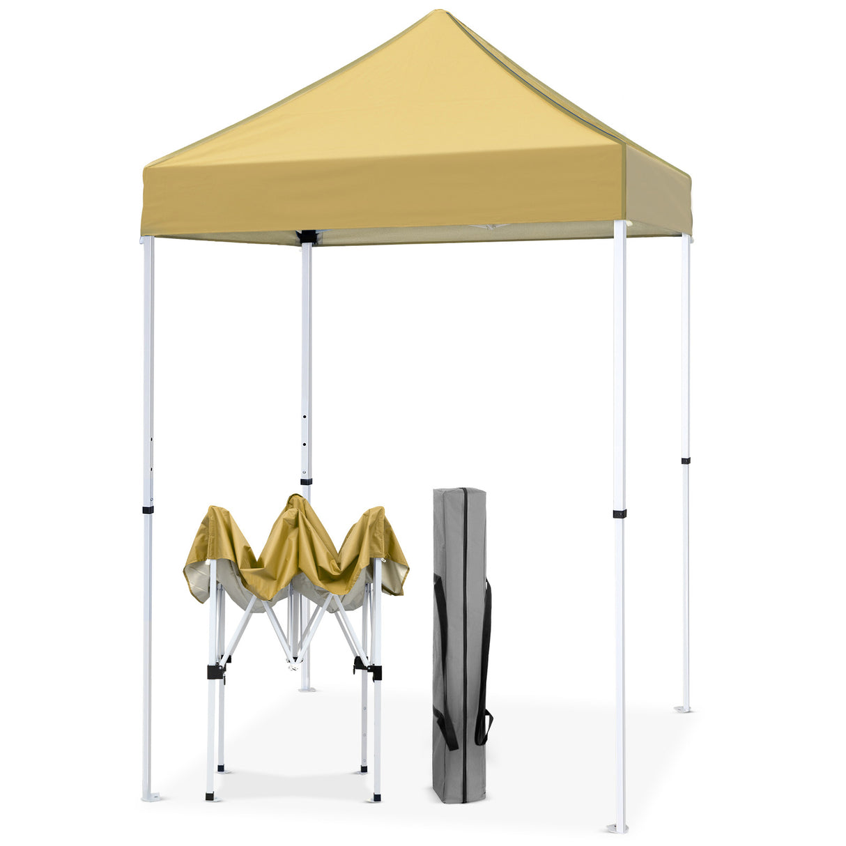 5x5 Pop Up Canopy Tent Instant Straight Leg Outdoor Canopy Easy Set-up