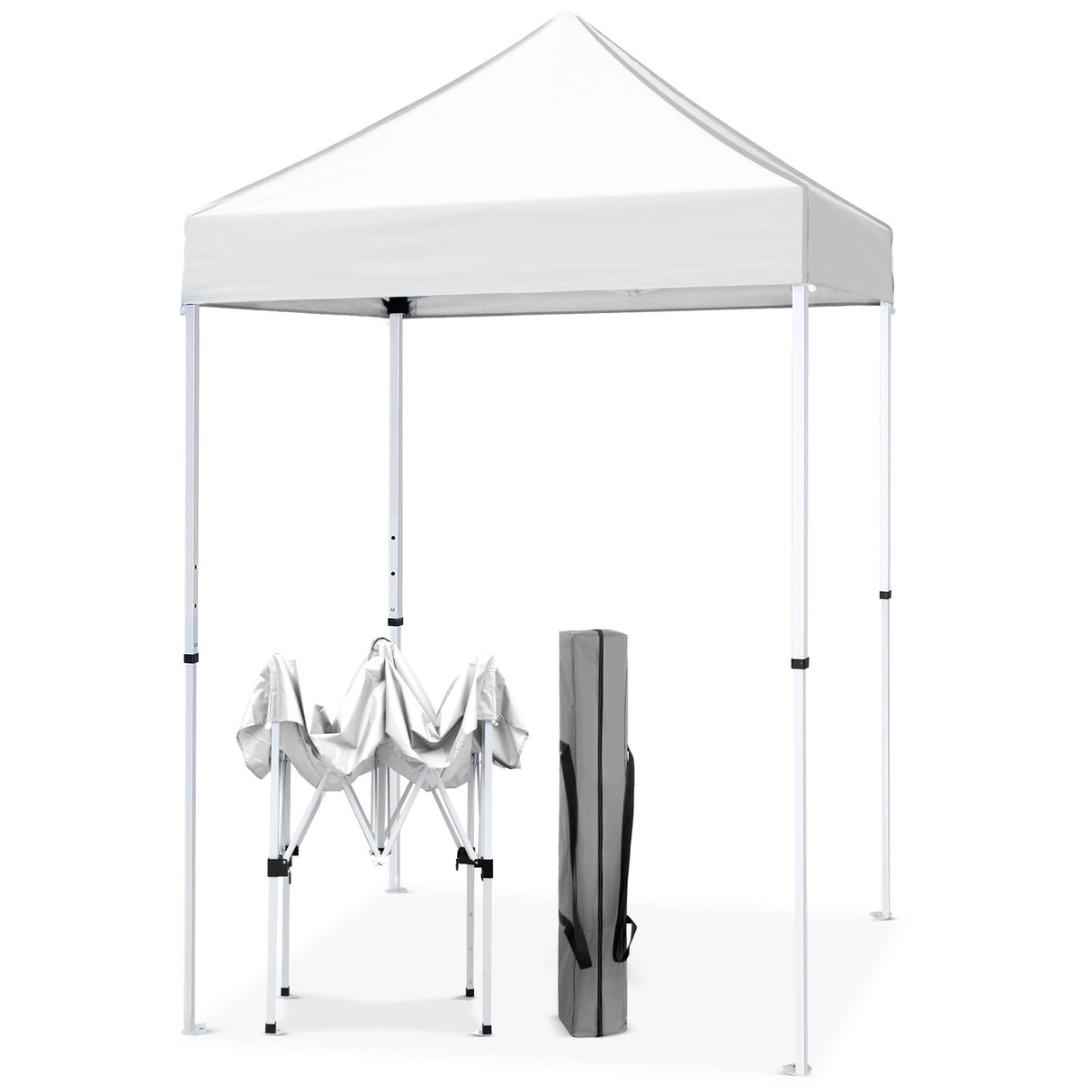 5x5 Pop Up Canopy Tent Instant Straight Leg Outdoor Canopy Easy Set-up