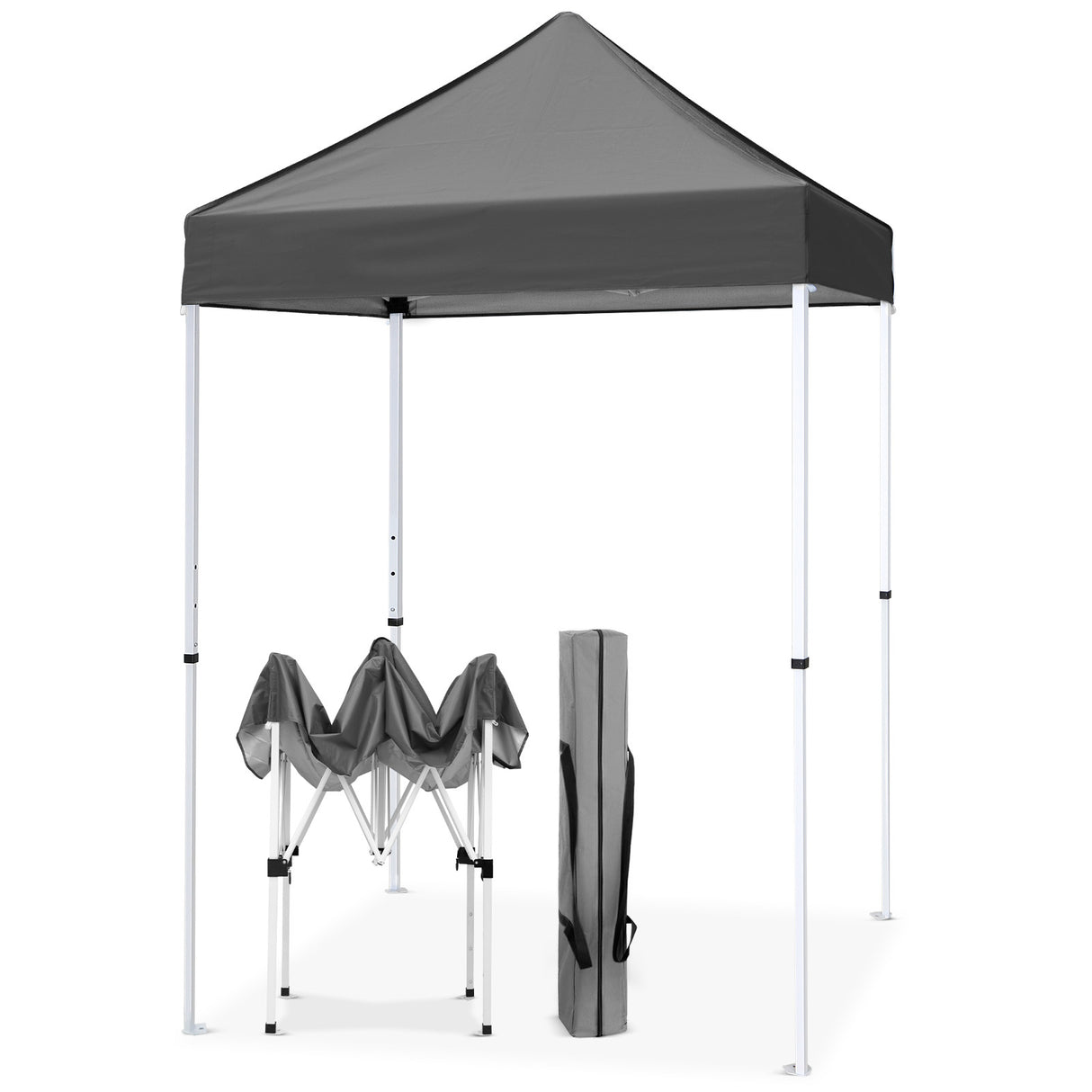 5x5 Pop Up Canopy Tent Instant Straight Leg Outdoor Canopy Easy Set-up