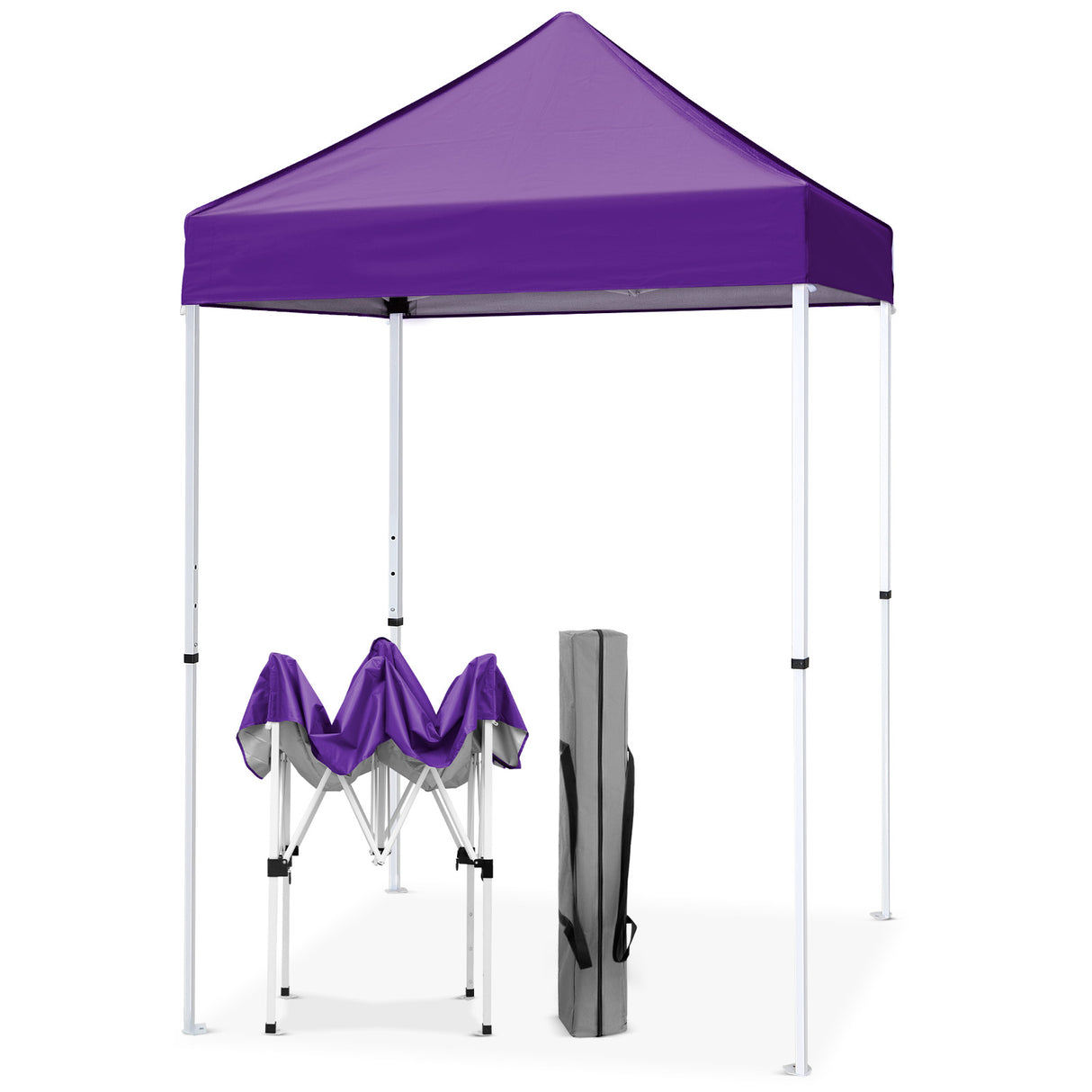 5x5 Pop Up Canopy Tent Instant Straight Leg Outdoor Canopy Easy Set-up