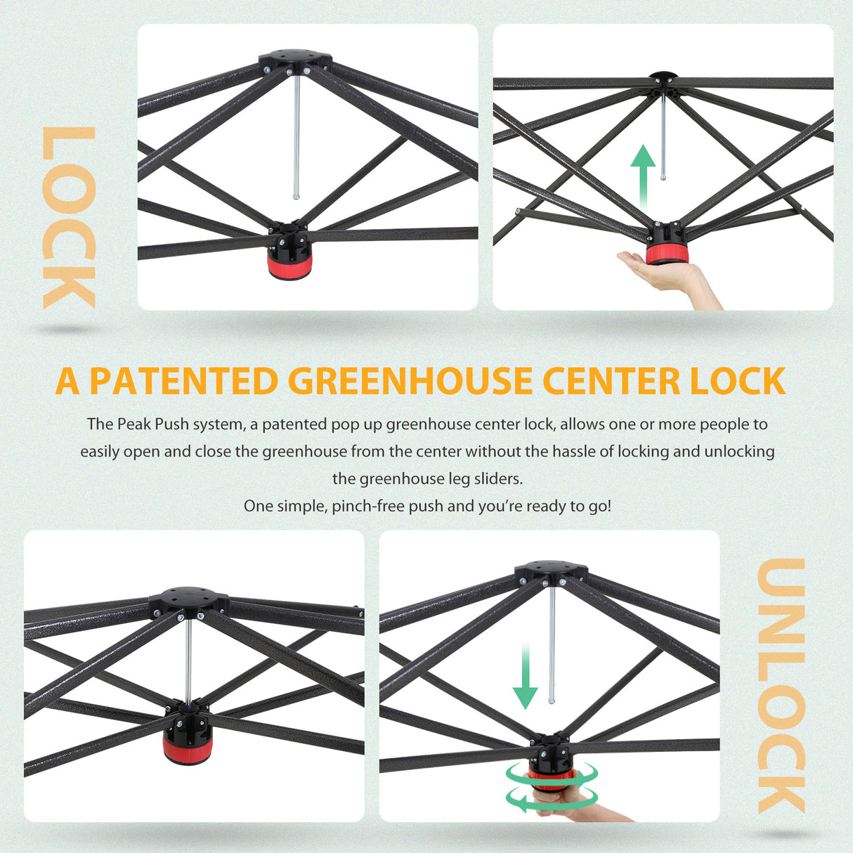Easy Setup 8x6 Instant Pop Up Greenhouse
