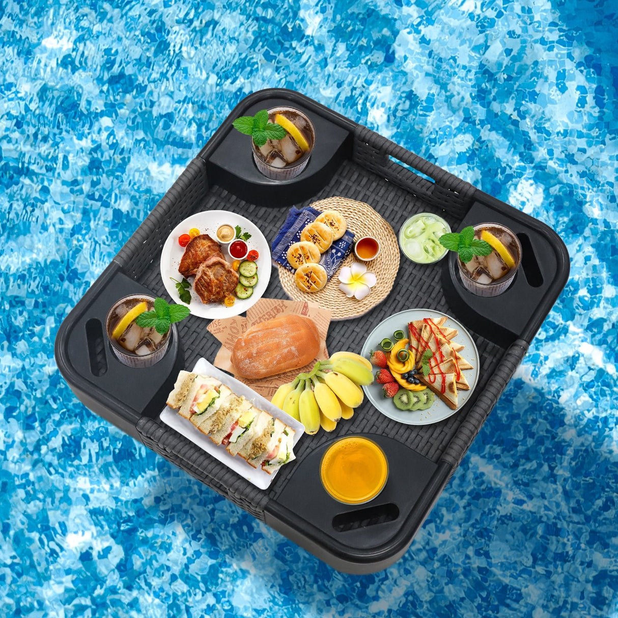 24”x24” Square/35”x24” Rectangular Floating Tray for Pool and Hot Tub - Eagle Peak Custom Canopy Tent