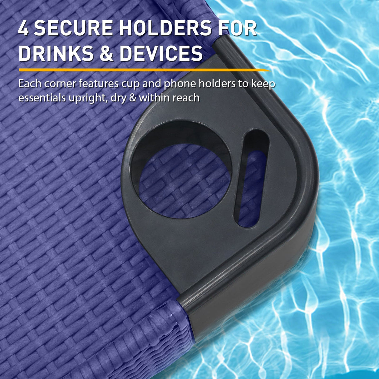 24”x24” Square/35”x24” Rectangular Floating Tray for Pool and Hot Tub - Eagle Peak Custom Canopy Tent