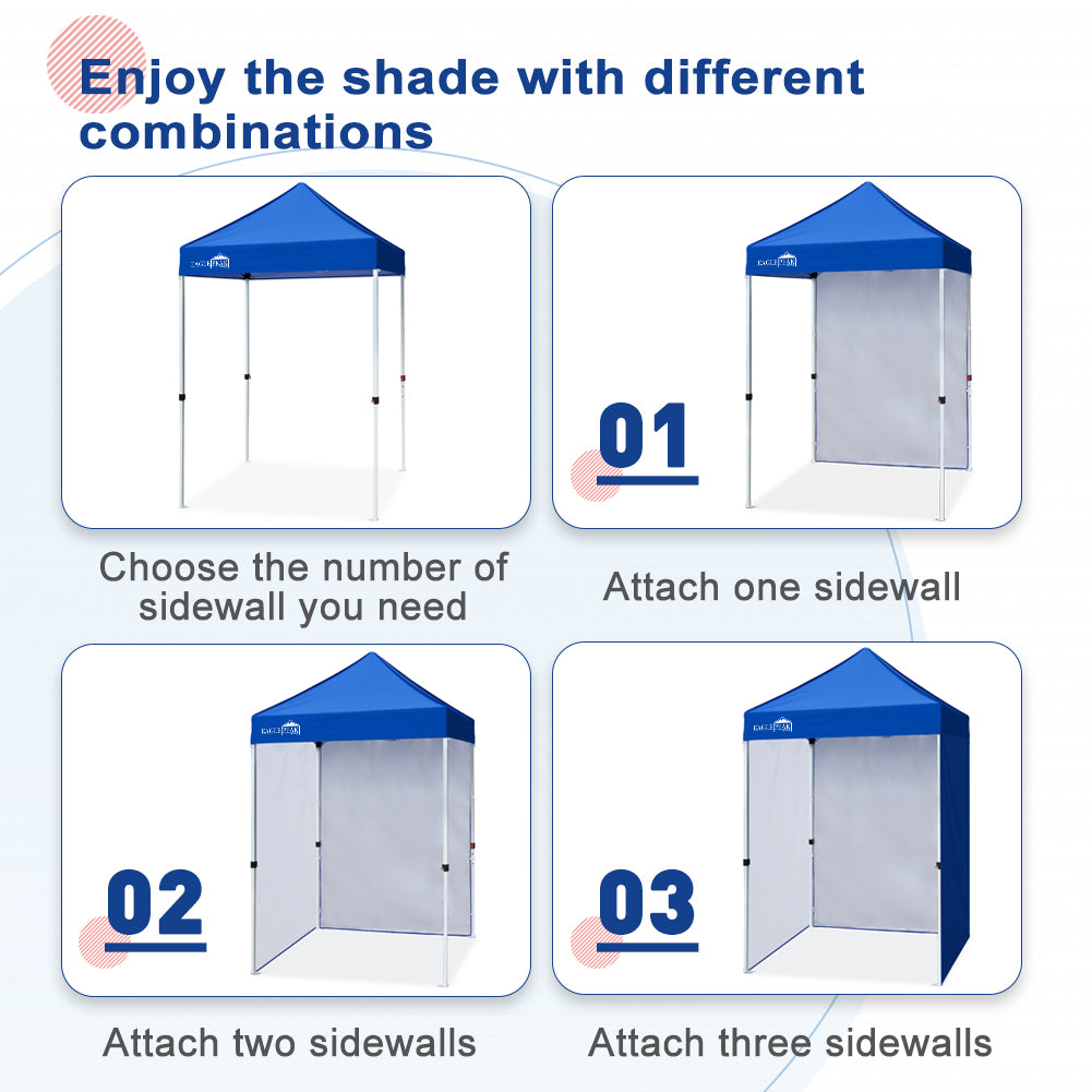 Sunwall / Sidewall for 5x5 ft Straight Leg Canopy only 1 Sidewall