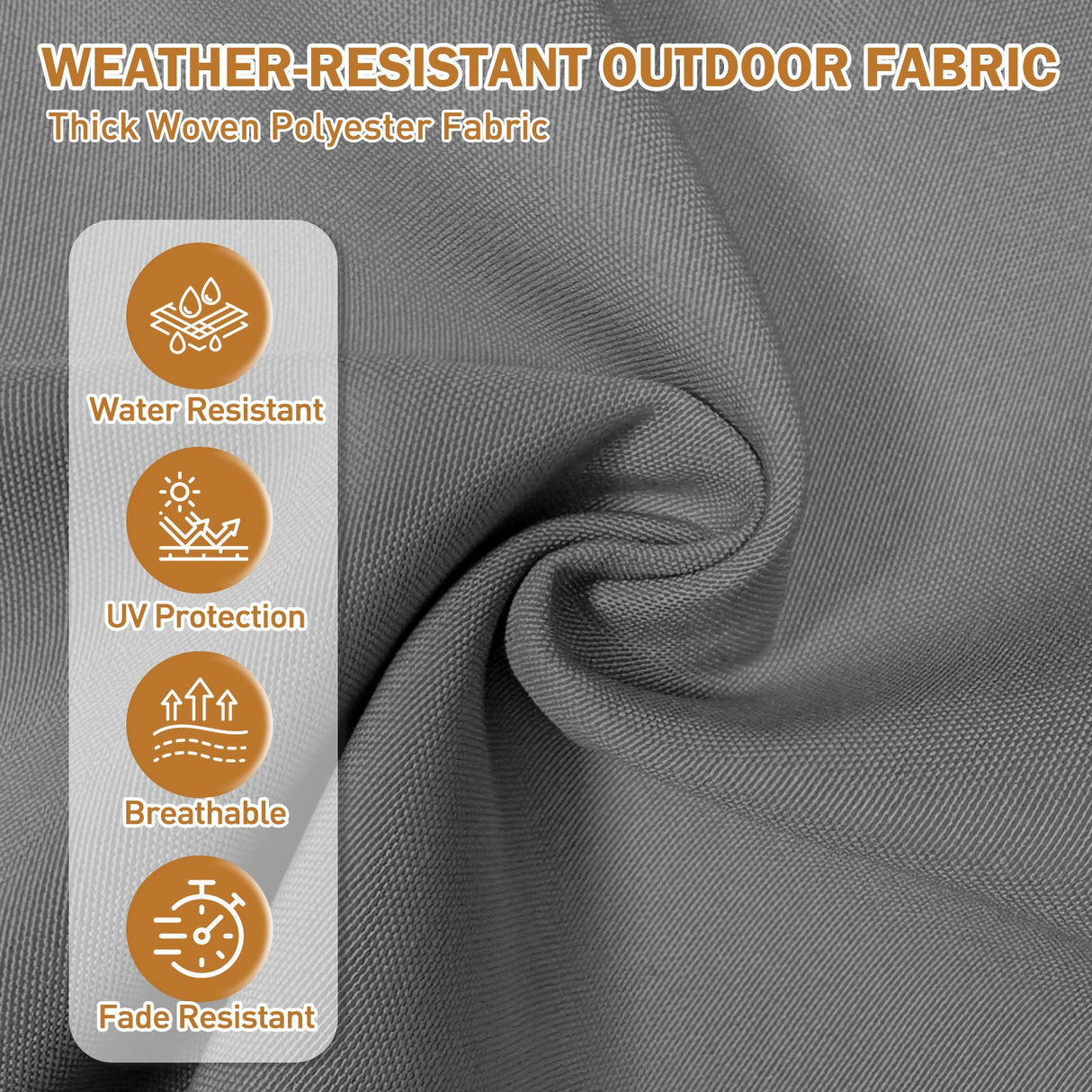 5" High Back Adirondack Chair Cushions, 49x20x5 in, Set of 1/2/4 - Eagle Peak Custom Canopy Tent