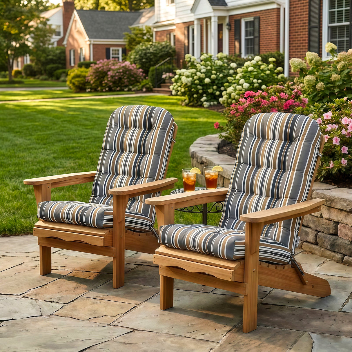 5" High Back Adirondack Chair Cushions, 49x20x5 in, Set of 1/2/4 - Eagle Peak Custom Canopy Tent