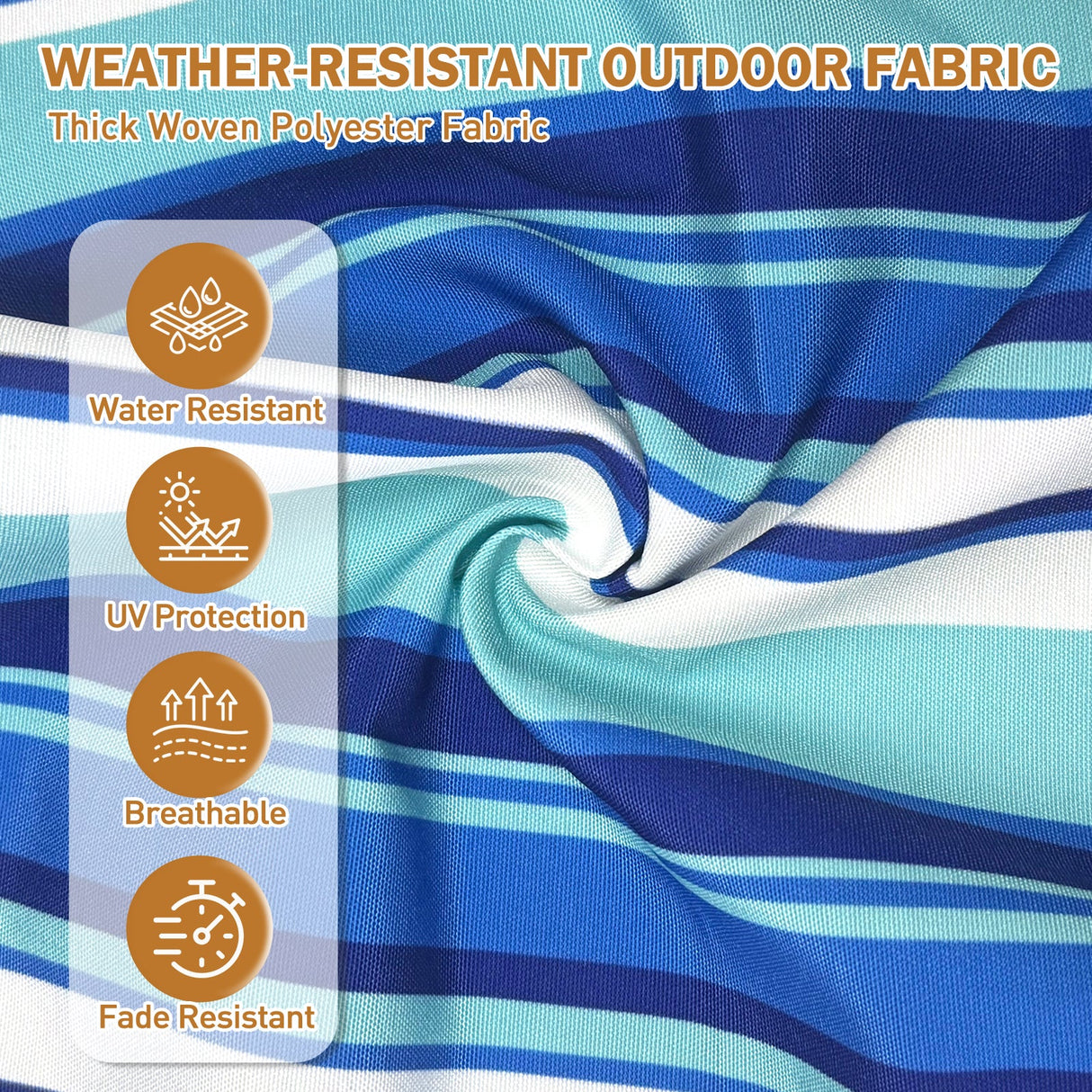 5" High Back Adirondack Chair Cushions, 49x20x5 in, Set of 1/2/4 - Eagle Peak Custom Canopy Tent