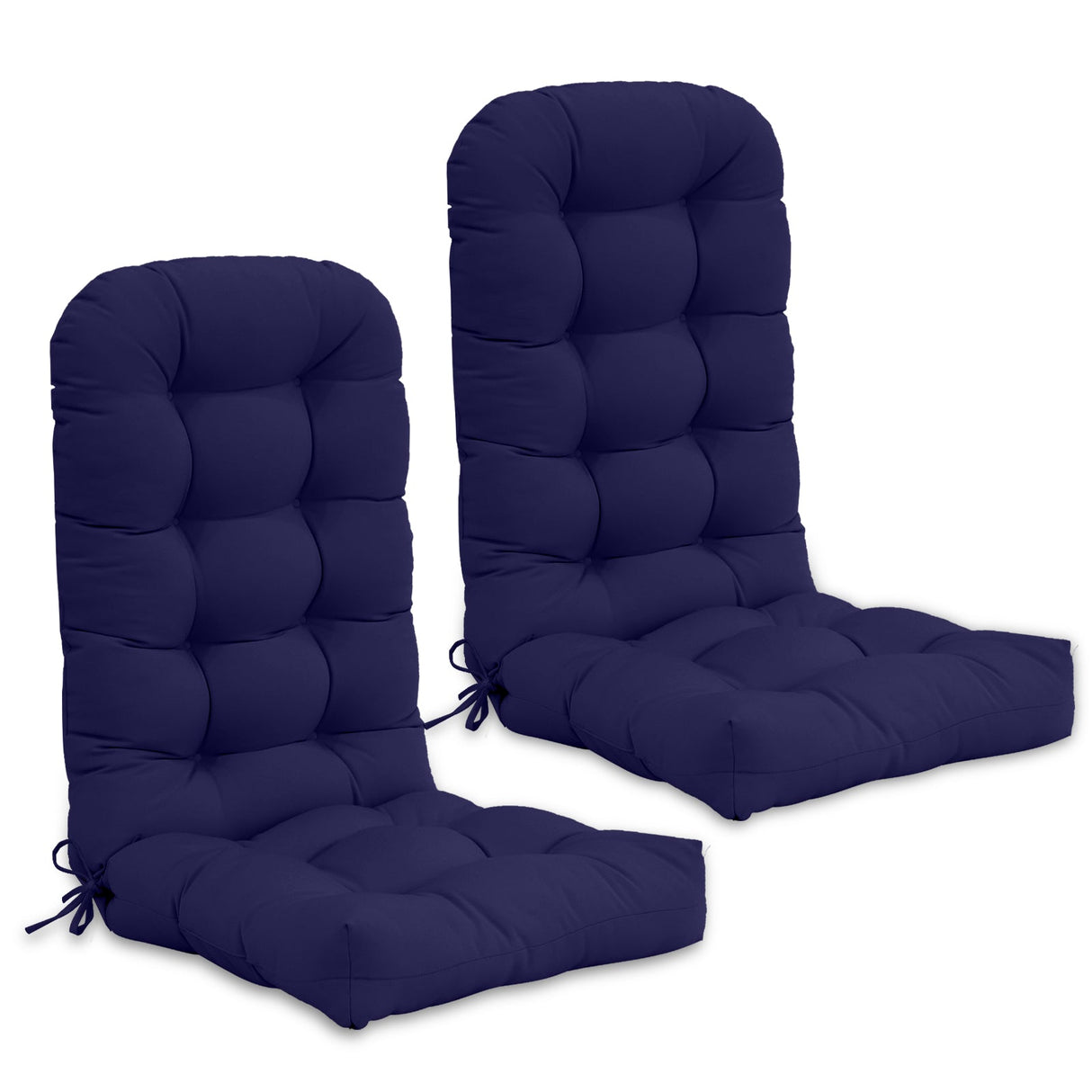 5" High Back Adirondack Chair Cushions, 49x20x5 in, Set of 1/2/4 - Eagle Peak Custom Canopy Tent