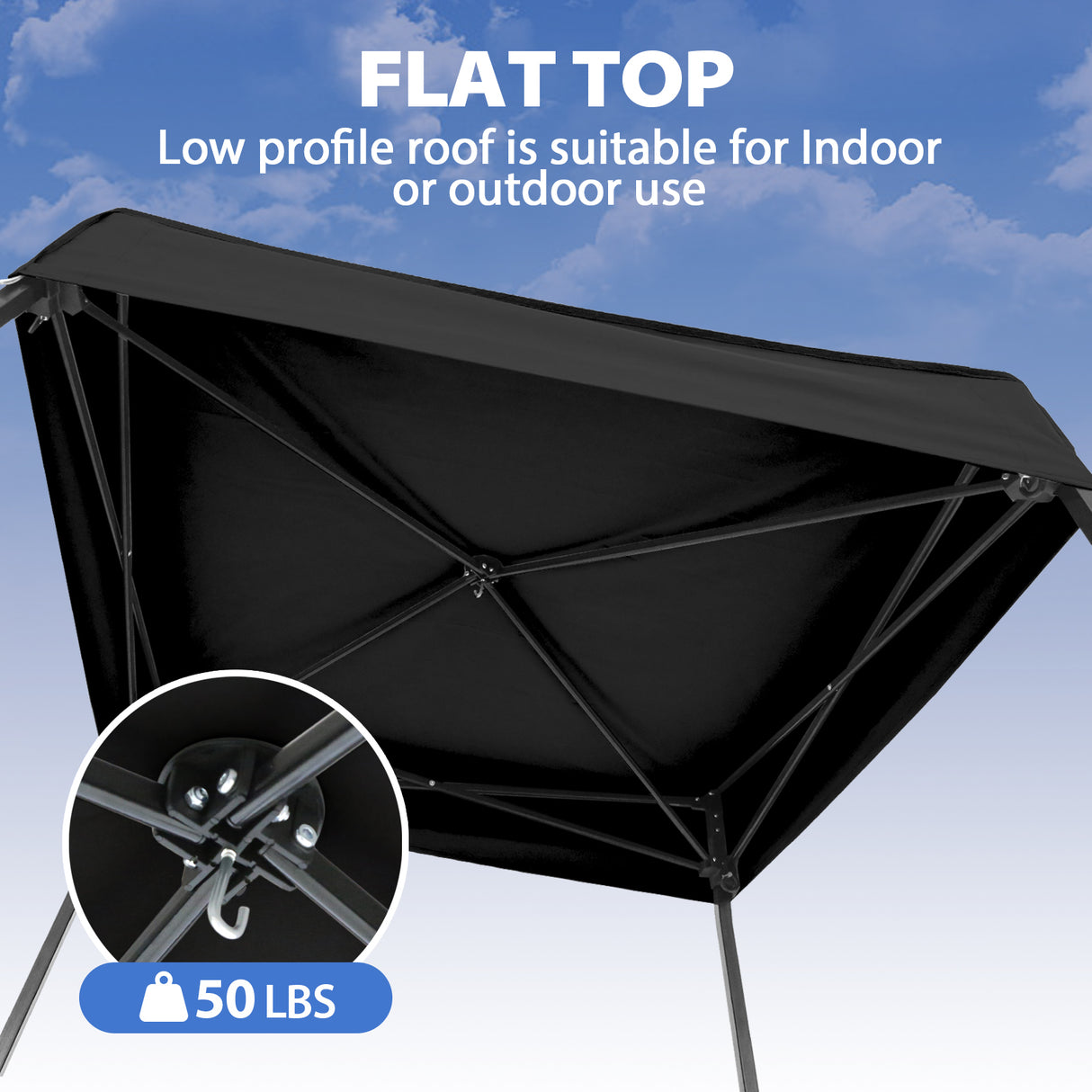 Flat Top 4x4 Pop-up Canopy Changing Room