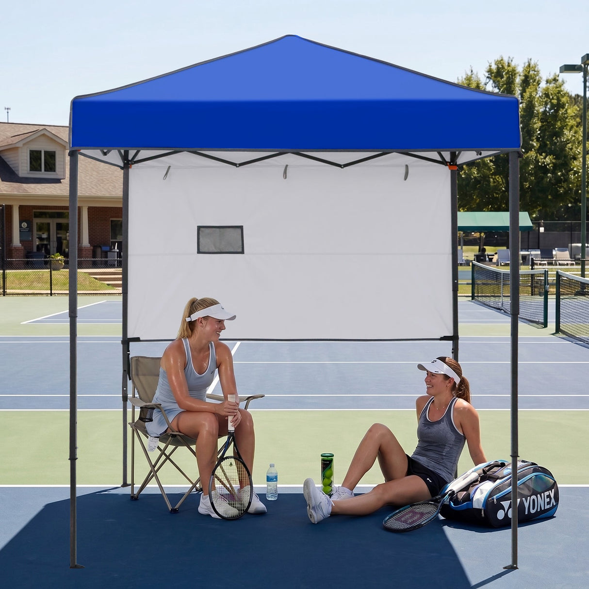 6x4 ft Instant Pop Up Canopy with Adjustable Sun Wall - Eagle Peak®