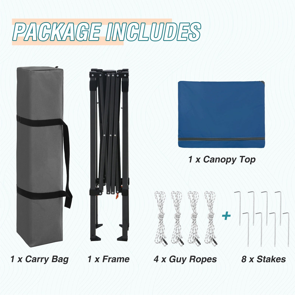 6x4 Instant Pop Up Canopy Tent - Eagle Peak Custom Canopy Tent