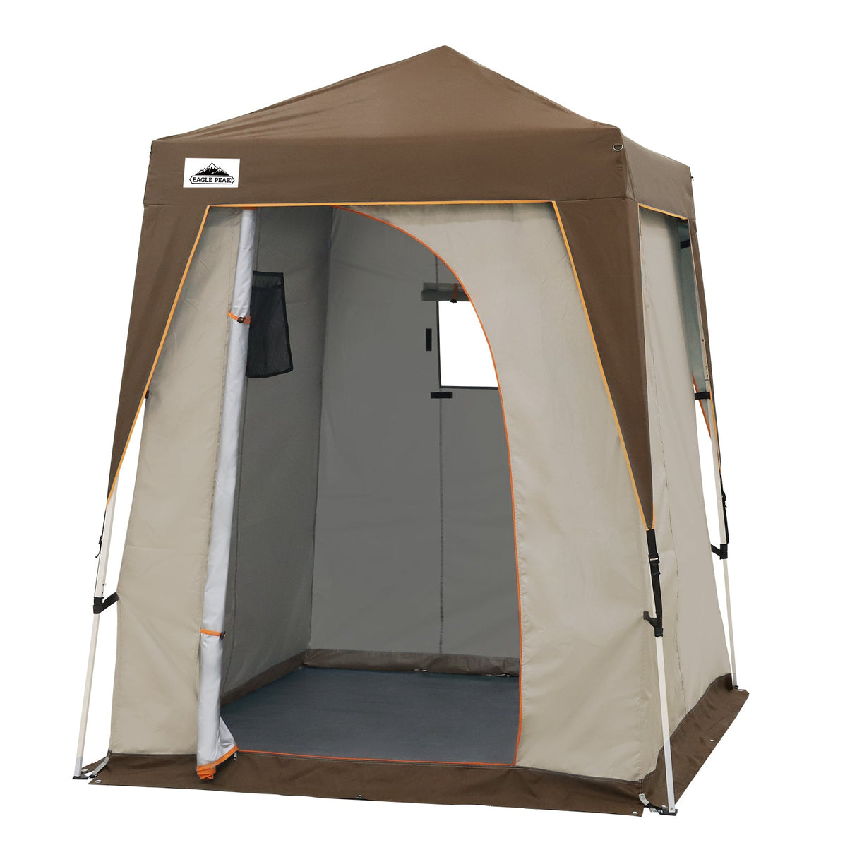 6x6 Pop Up Privacy Tent with Ground Mat - Eagle Peak Custom Canopy Tent