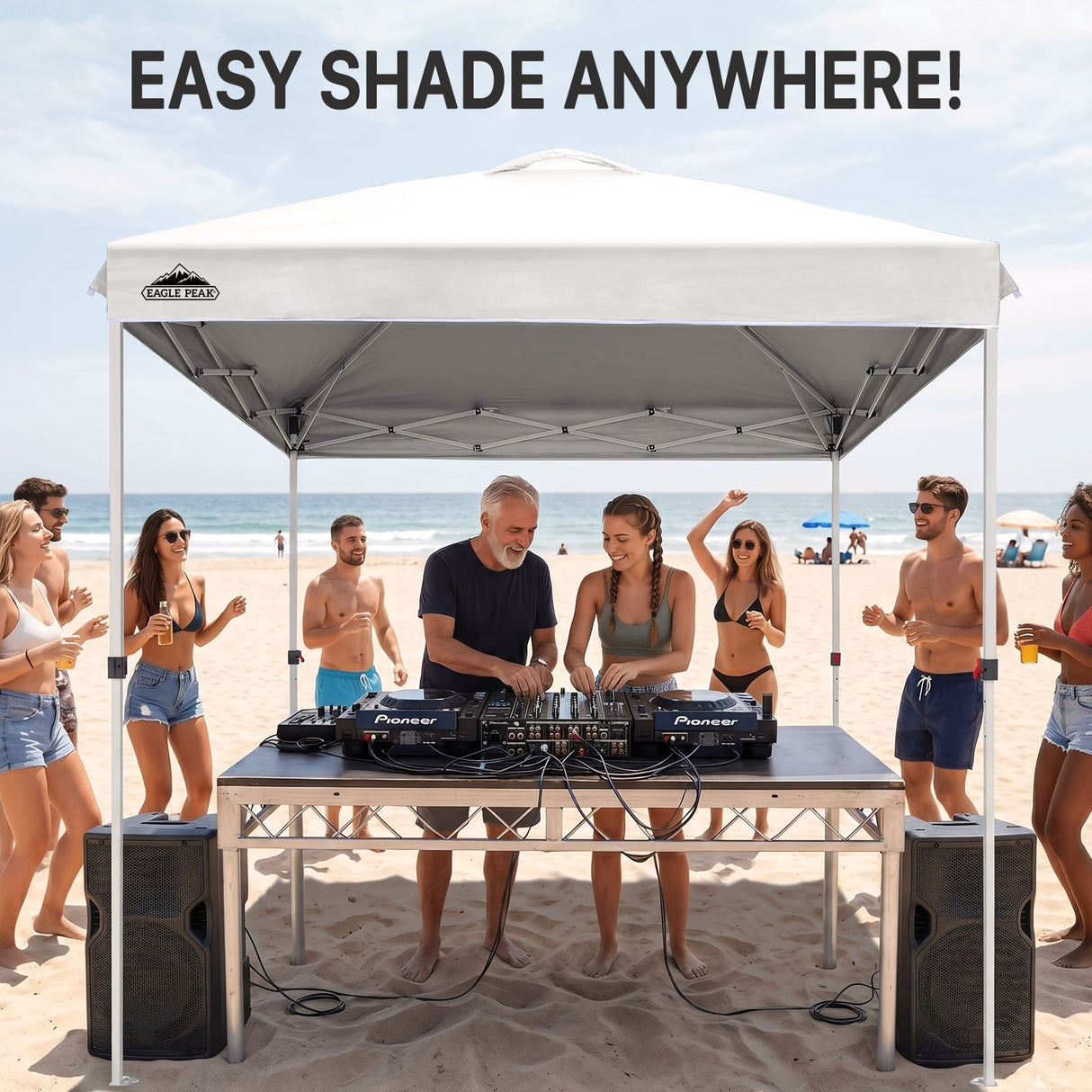 8x8 Pop Up Straight Leg Canopy - Eagle Peak