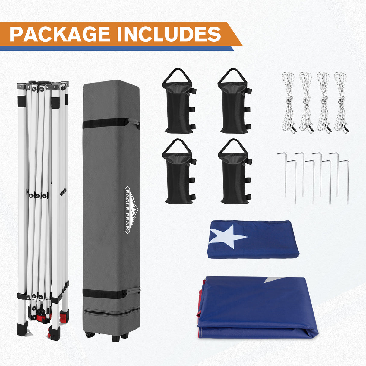 10x10 Commercial Pop up Canopy with 1 Sidewall