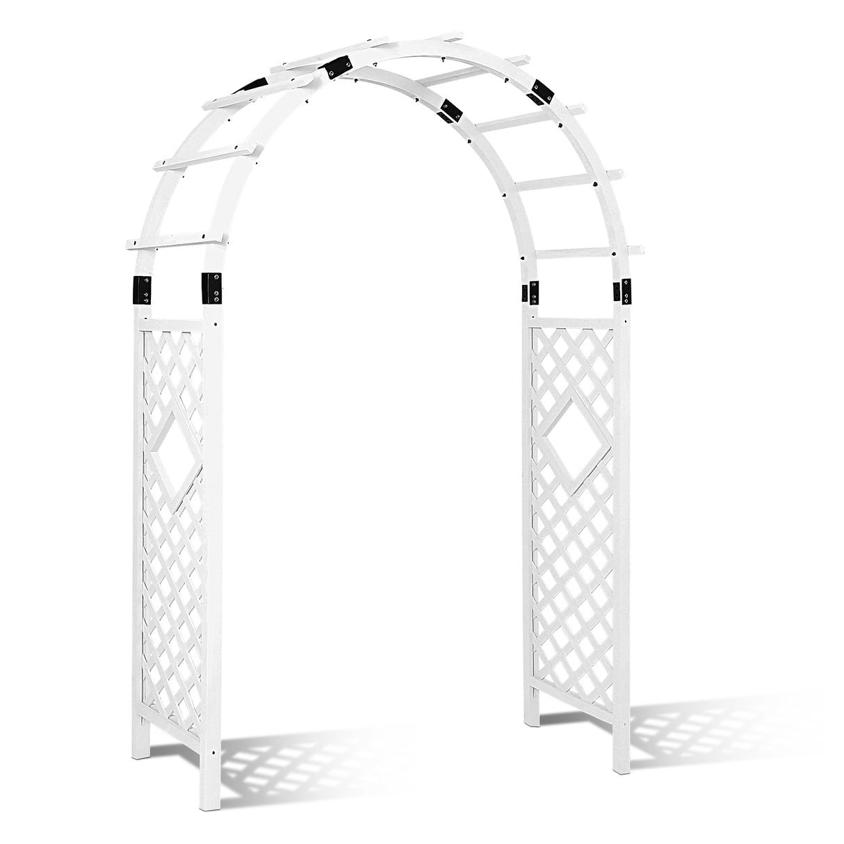 Wood Arbor Garden Trellis Archway, 92 in Wedding Arch