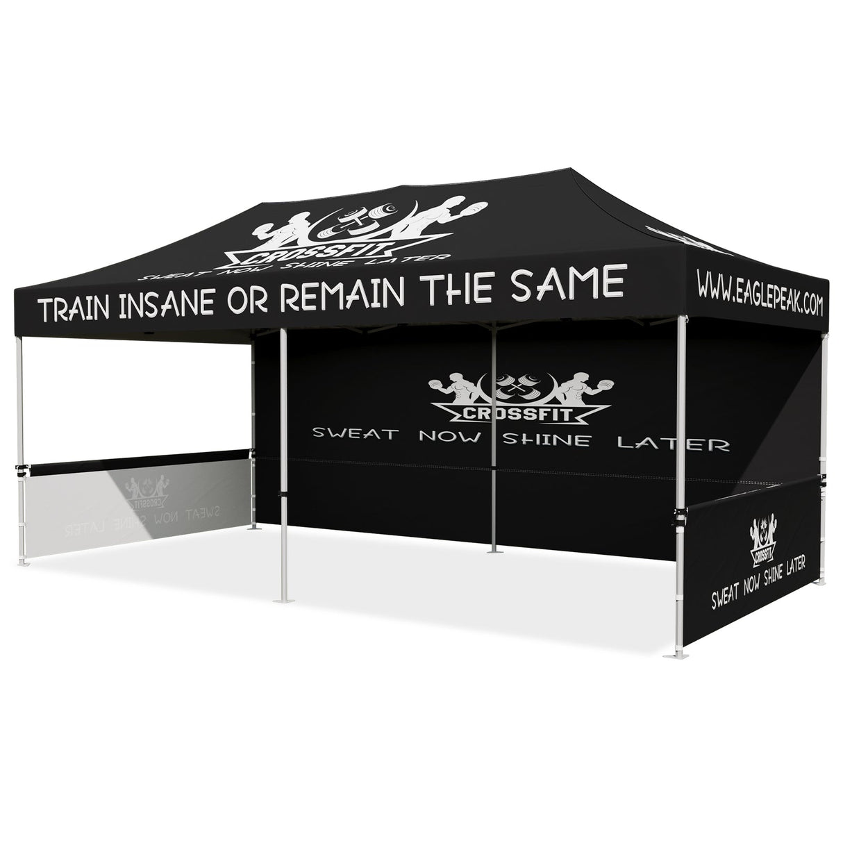 EAGLE PEAK 40mm Hex Leg Aluminum Commercial Custom Canopy Tent 10x20 - CLICK TO CONFIGURE - Package Prices Start at $1399.00 - Eagle Peak Custom Canopy Tent