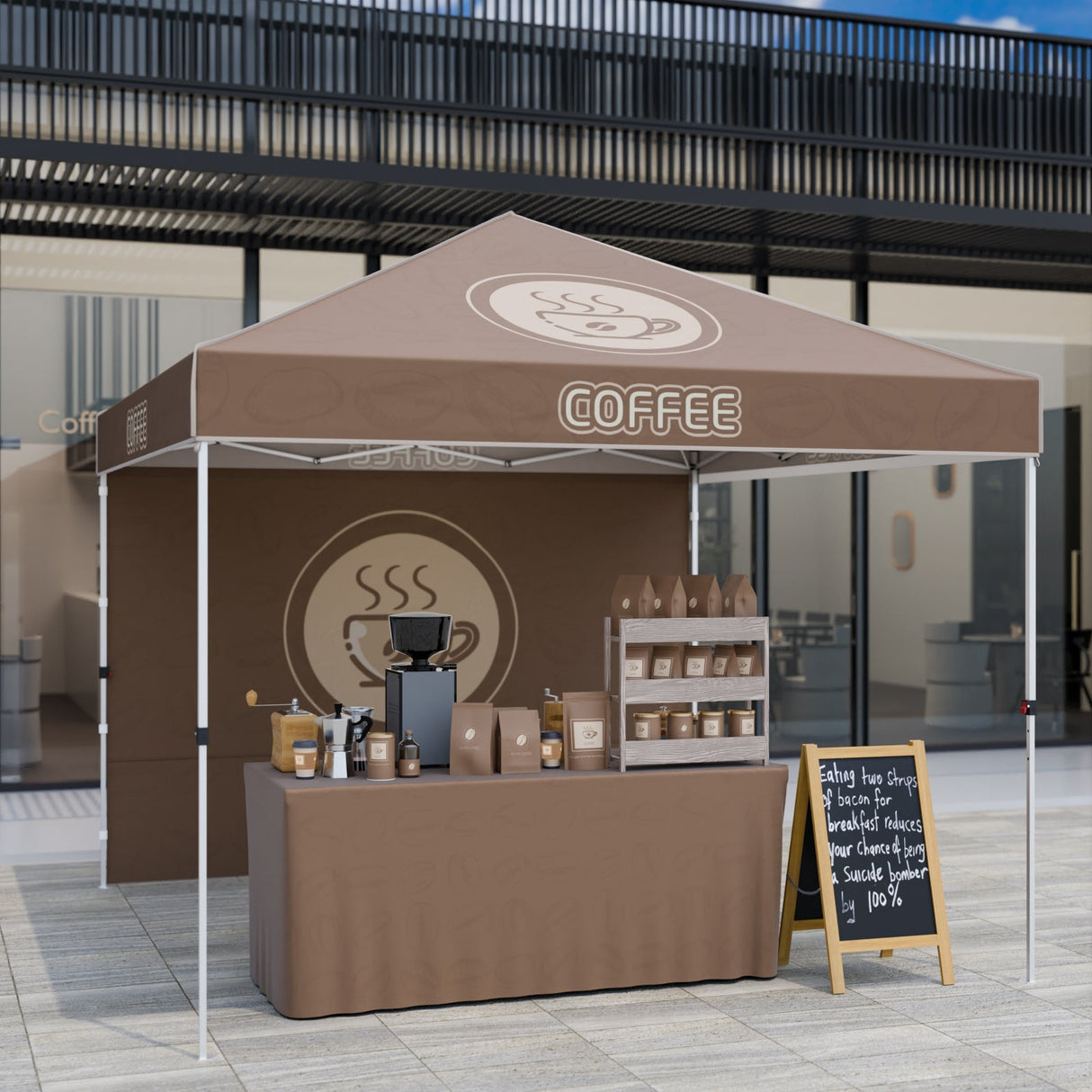 EAGLE PEAK E100 Steel Square Leg Commercial Custom Canopy Tent 10x10 - CLICK TO CONFIGURE - Package Prices Start at $499.00 - Eagle Peak Custom Canopy Tent