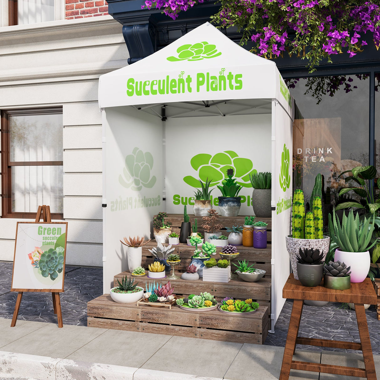 EAGLE PEAK E25 Custom Printed Canopy Tent 5x5 - CLICK TO CONFIGURE - Package Prices Start at $349.00 - Eagle Peak Custom Canopy Tent