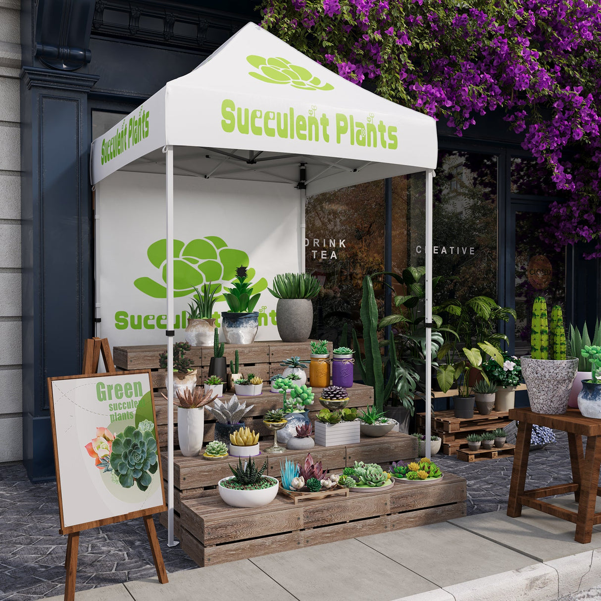 EAGLE PEAK E25 Custom Printed Canopy Tent 5x5 - CLICK TO CONFIGURE - Package Prices Start at $349.00 - Eagle Peak Custom Canopy Tent