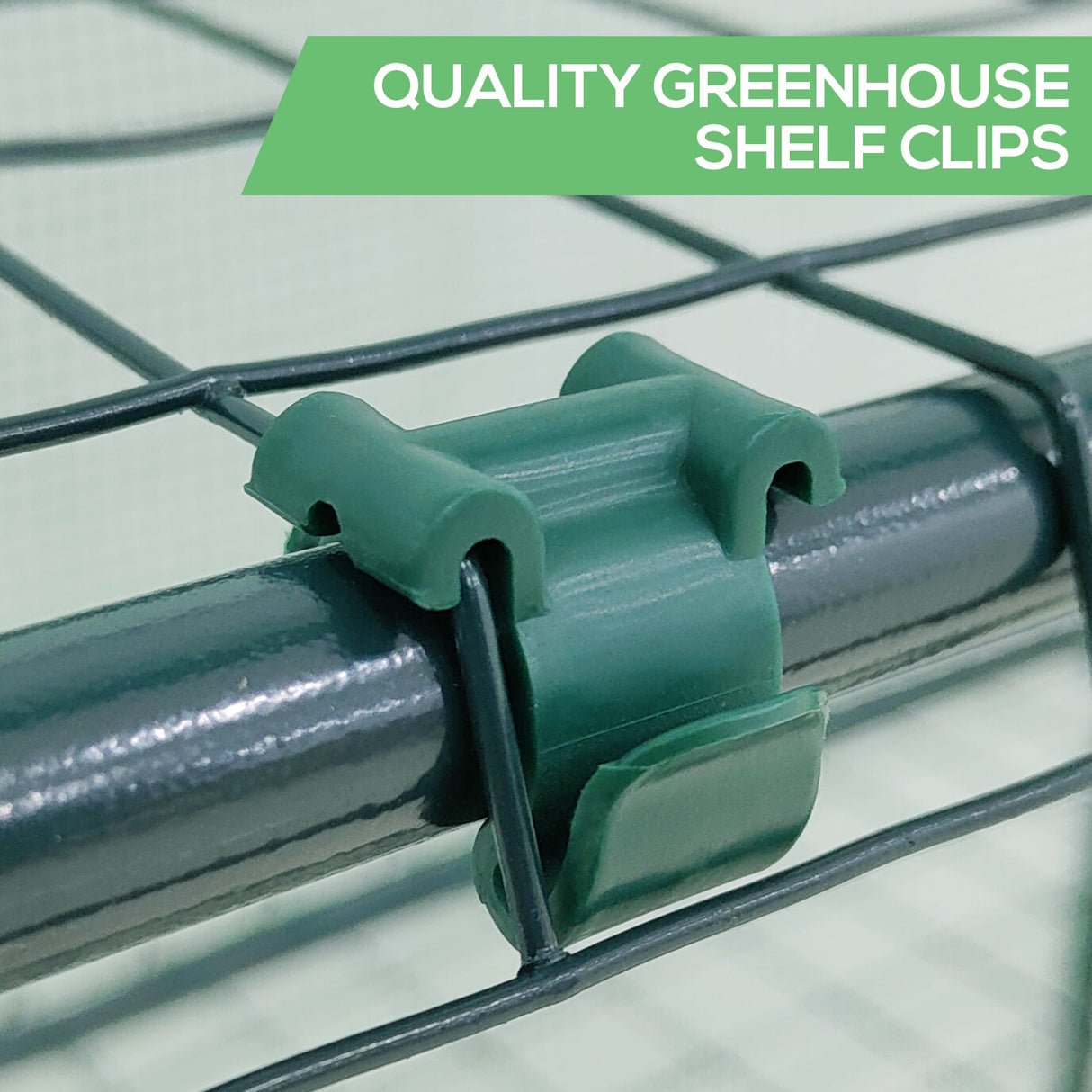 EAGLE PEAK Plastic Greenhouse Shelf Clips for 0.63 inch Tube, Pack of 16, Staging Shelf Rack Buckles - Eagle Peak Canopy and Outdoor Products