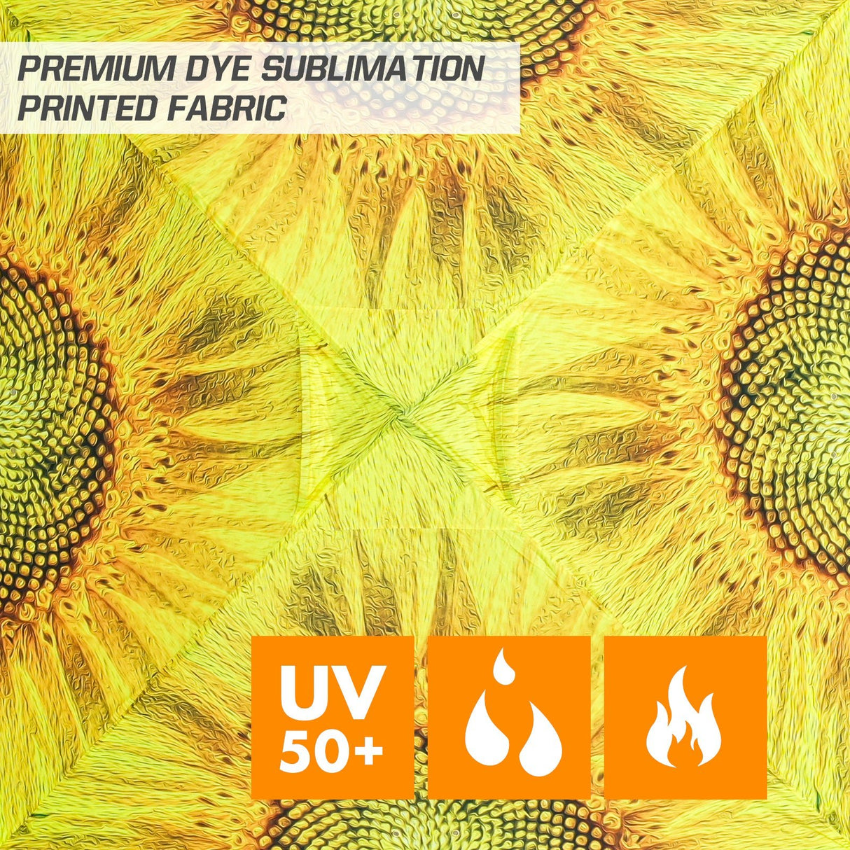 Easy Setup Straight Leg 10x10 Pop Up Canopy Tent Graphix Top w/ 100 sqft of Shade - Eagle Peak Custom Canopy Tent