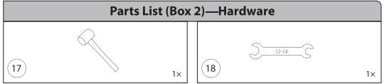 EP-SSP48H-Hardware Kit - Eagle Peak®