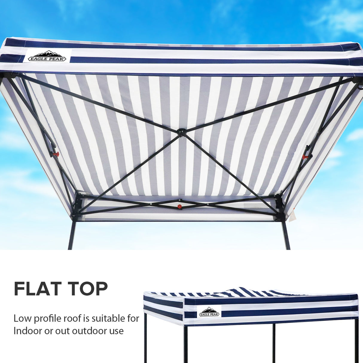 Flex Compact 5x5 Pop - up Canopy Changing Room - Eagle Peak Custom Canopy Tent