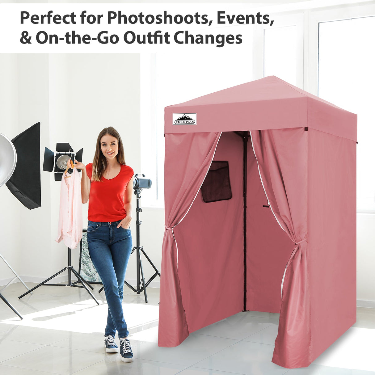 Flex Ultra Compact 4x4 Pop Up Changing Room Canopy - Eagle Peak Custom Canopy Tent
