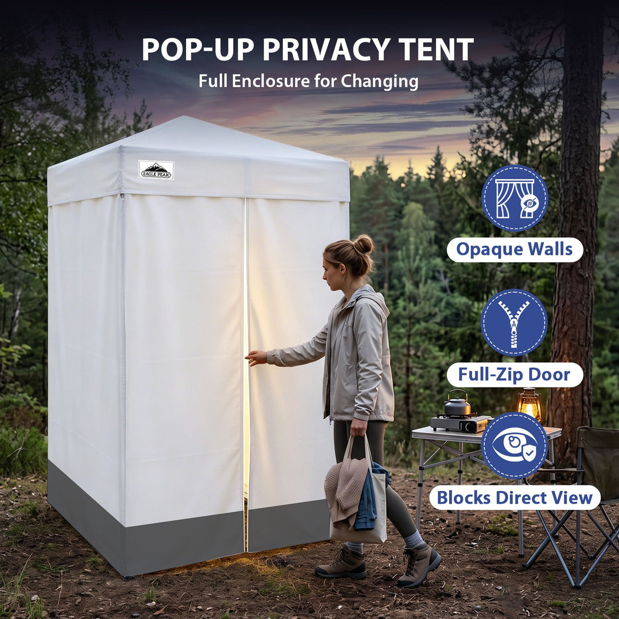 Flex Ultra Compact 4x4 Pop Up Changing Room Canopy - Eagle Peak®