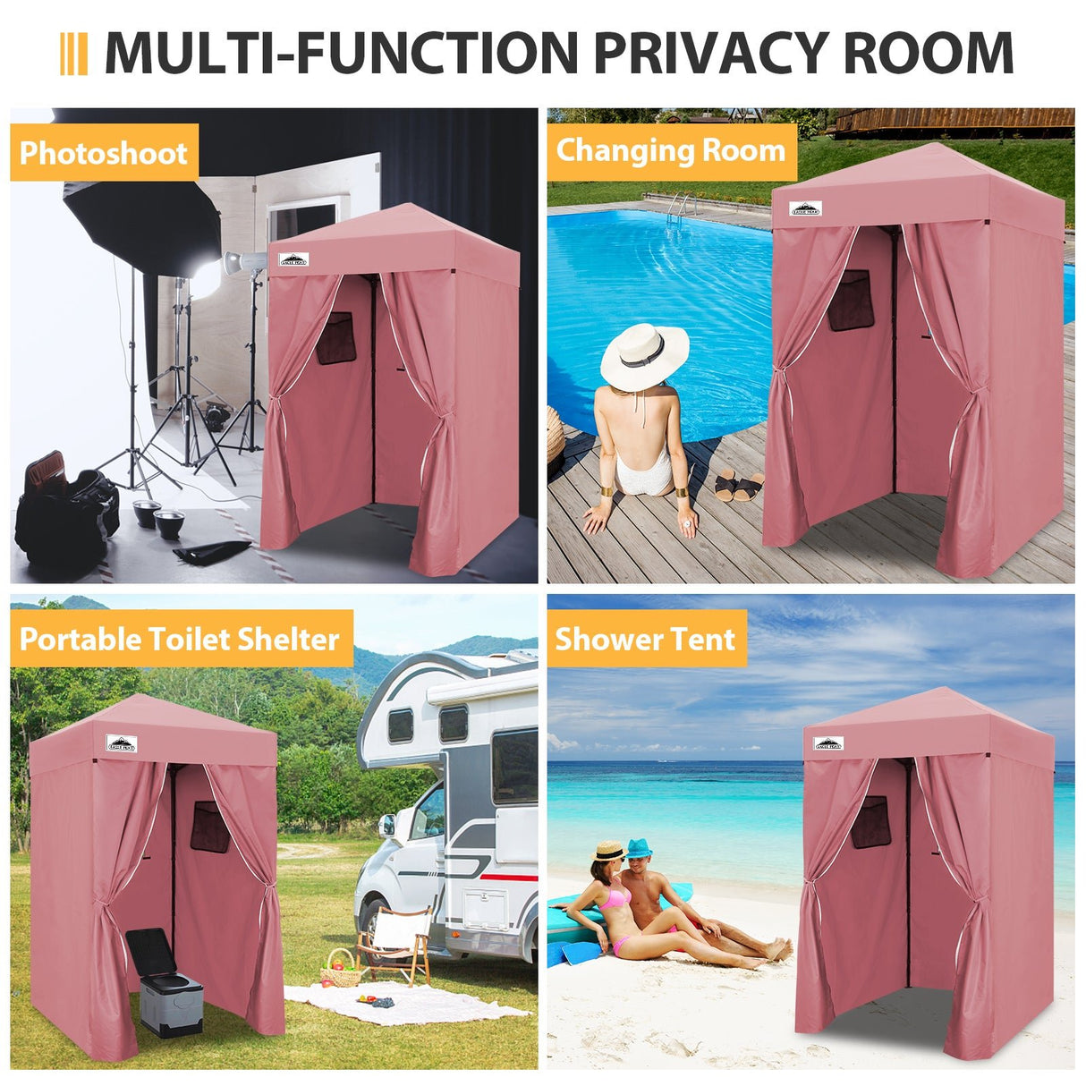 Flex Ultra Compact 4x4 Pop Up Changing Room Canopy - Eagle Peak Custom Canopy Tent