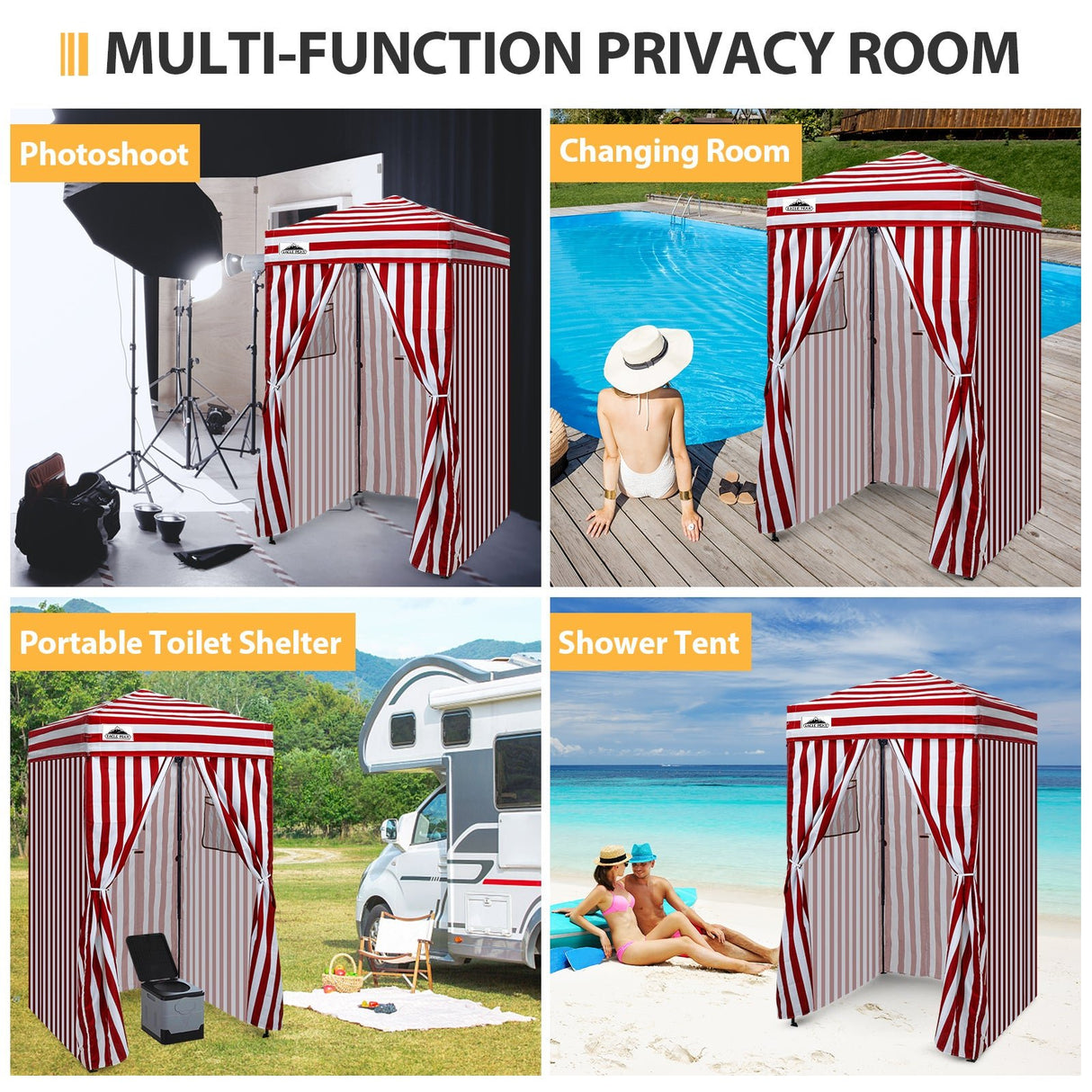 Flex Ultra Compact 4x4 Pop Up Changing Room Canopy - Eagle Peak Custom Canopy Tent