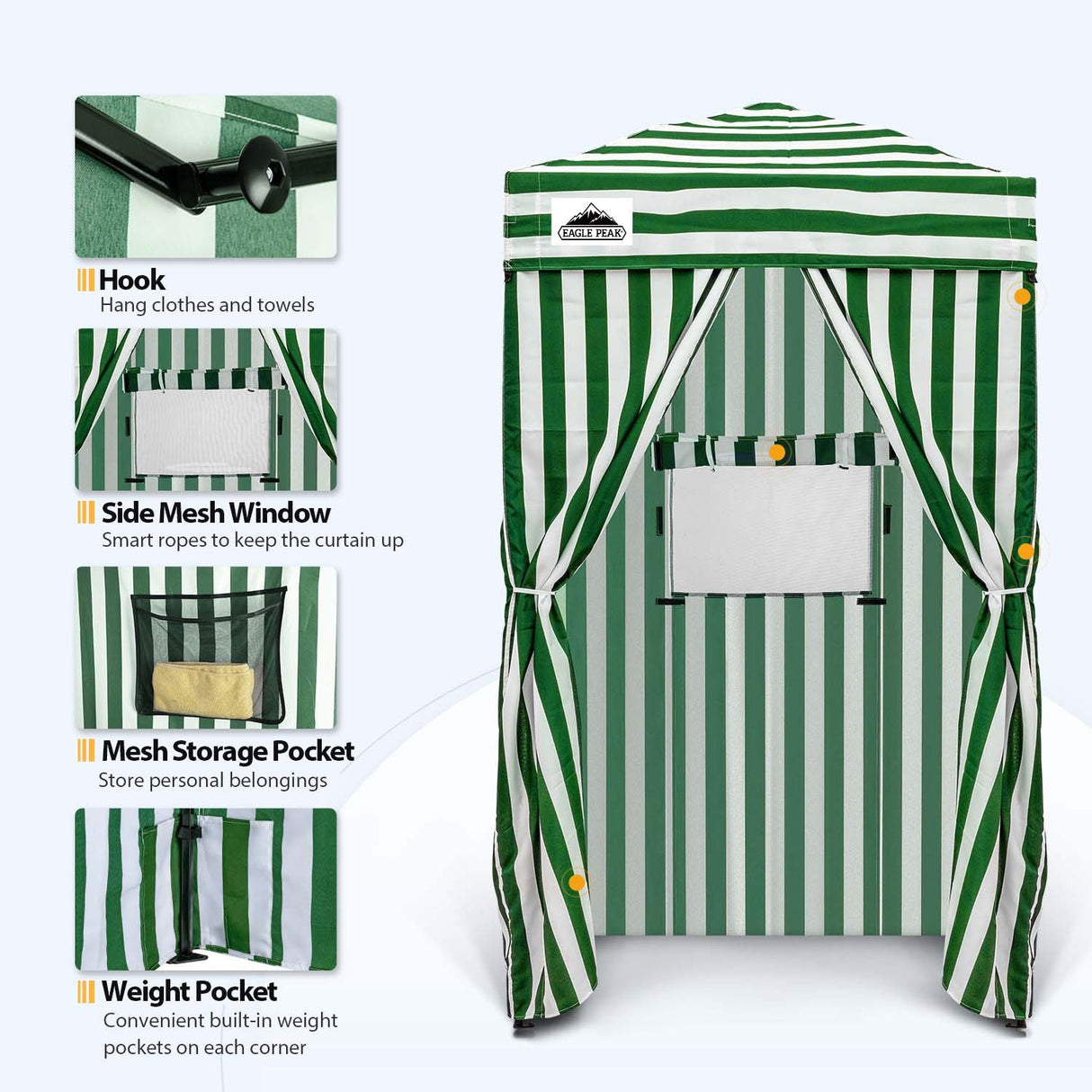Flex Ultra Compact 4x4 Pop Up Changing Room Canopy - Eagle Peak Custom Canopy Tent