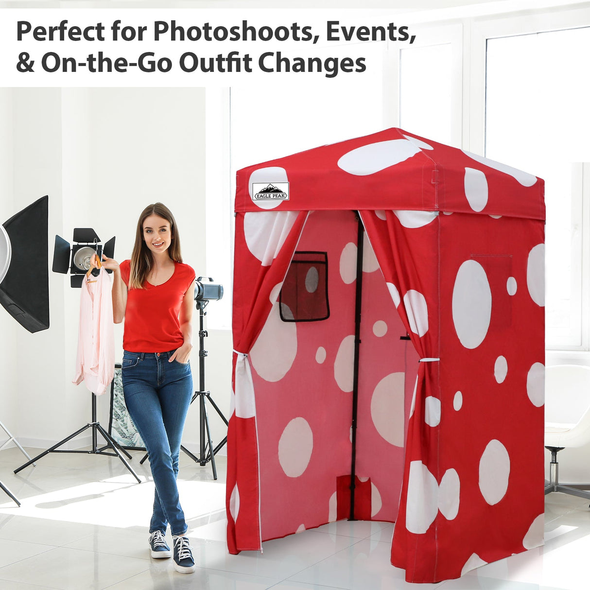 Flex Ultra Compact 4x4 Pop Up Changing Room Canopy - Eagle Peak Custom Canopy Tent