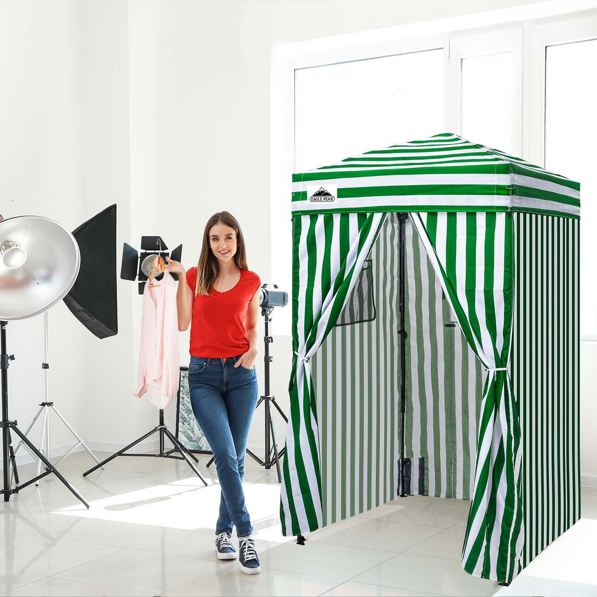 Flex Ultra Compact 4x4 Pop Up Changing Room Canopy - Eagle Peak Custom Canopy Tent