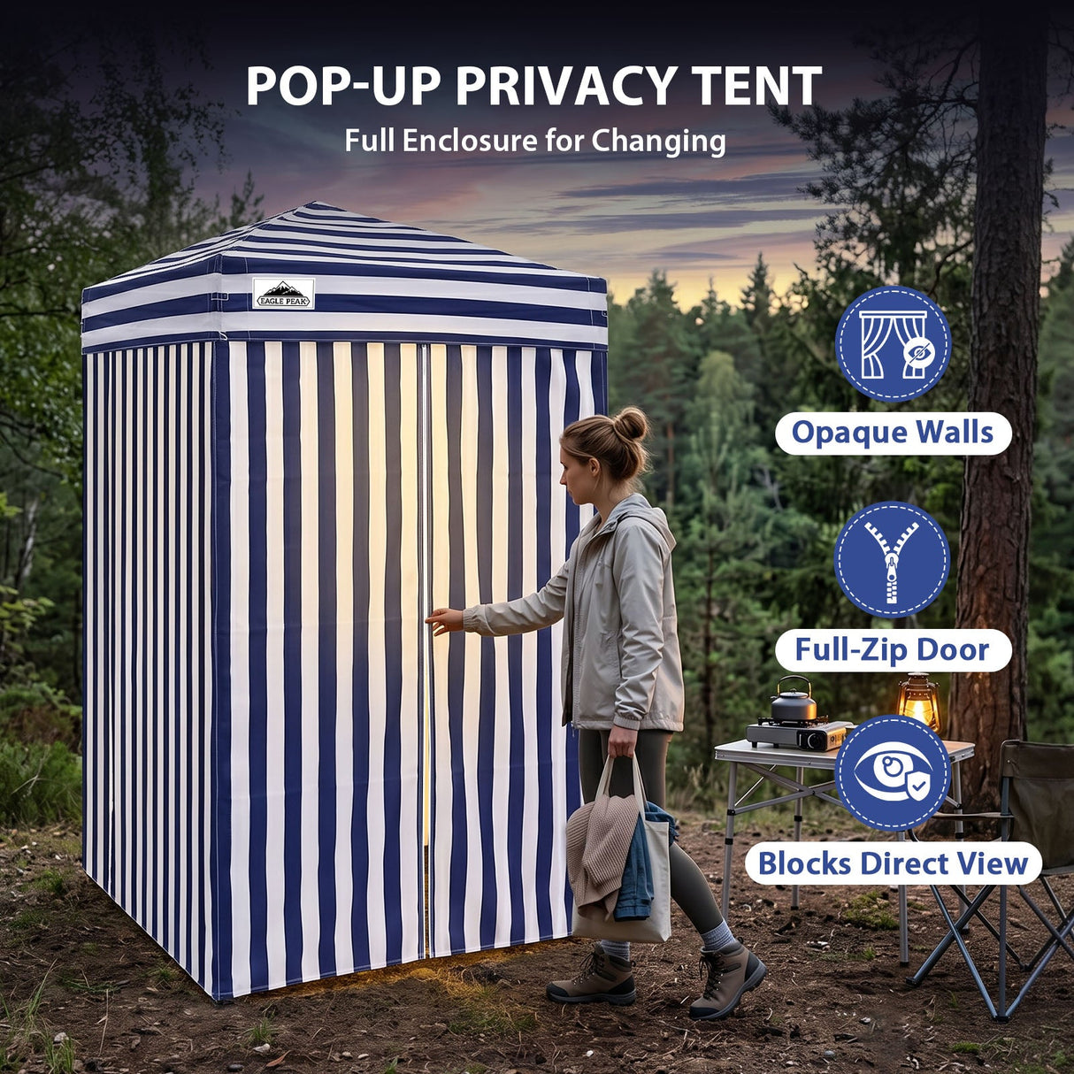 Flex Ultra Compact 4x4 Pop Up Changing Room Canopy - Eagle Peak®