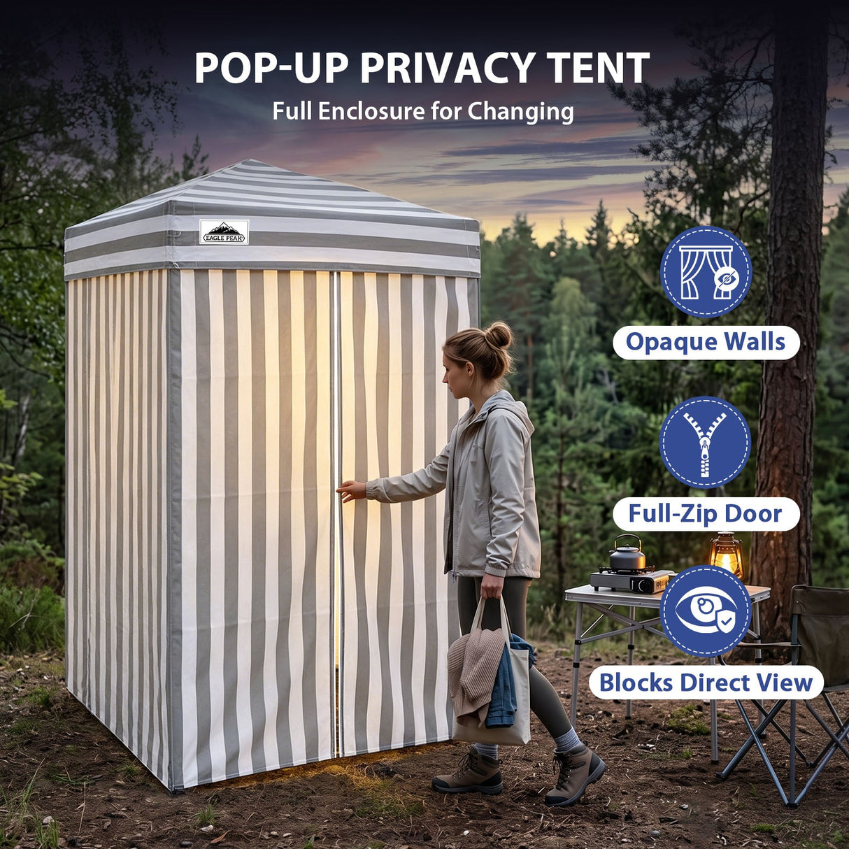 Flex Ultra Compact 4x4 Pop Up Changing Room Canopy - Eagle Peak®