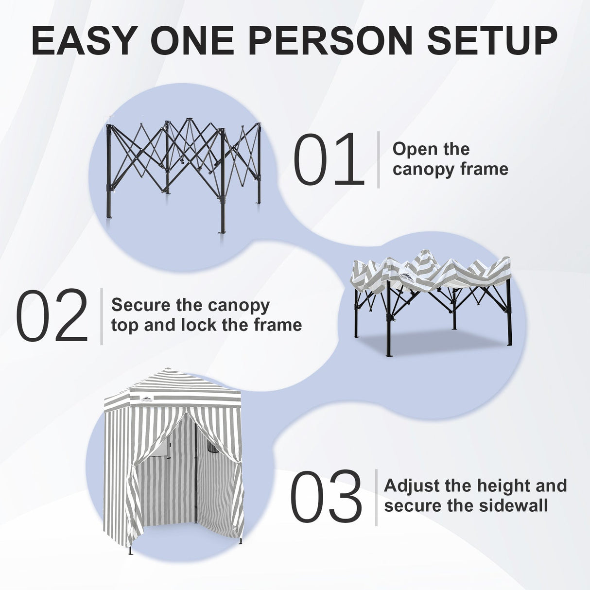 Flex Ultra Compact 5x5 Pop - up Canopy - Eagle Peak Custom Canopy Tent