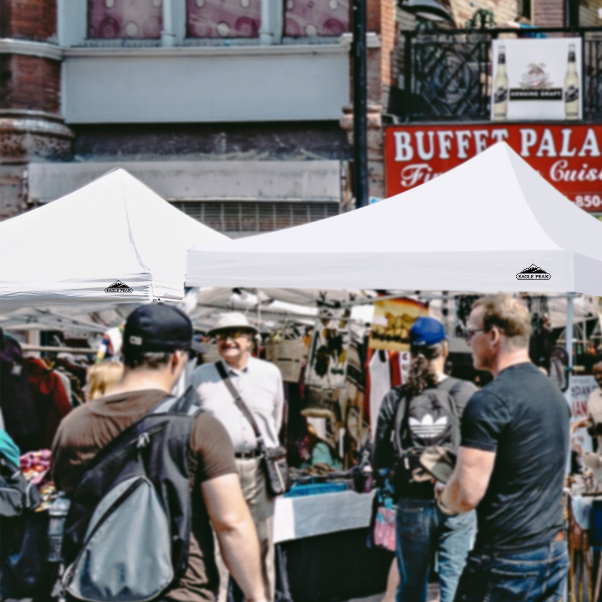 10x10 Heavy Duty Pop up Commercial Canopy with Removable Sidewalls