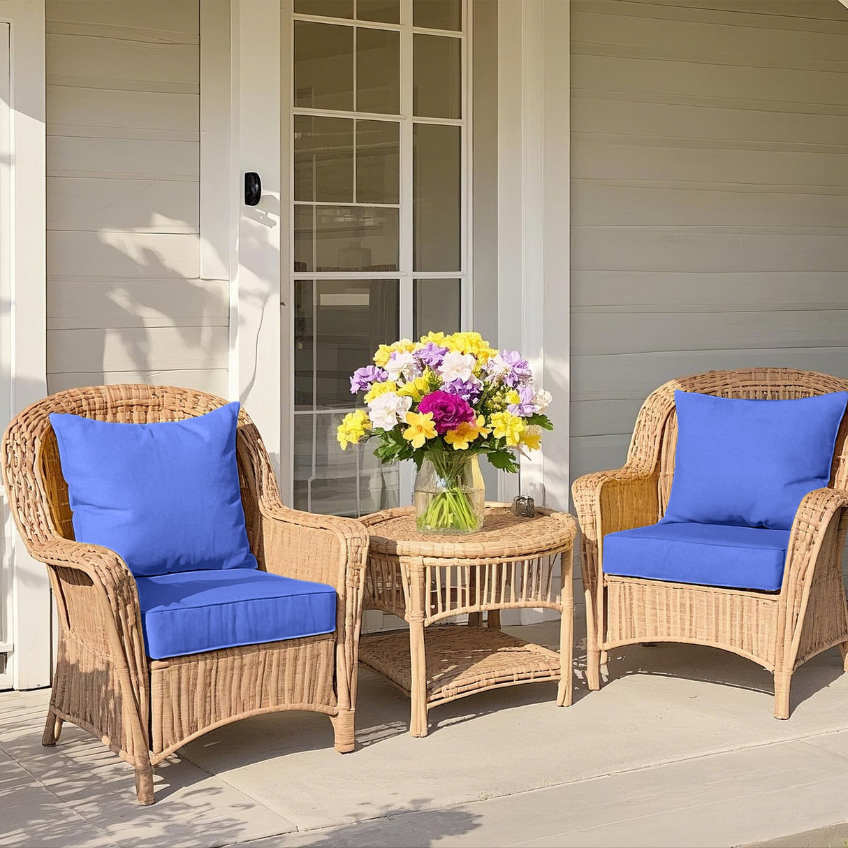 Outdoor Deep Seat Cushion Set, 25 x 25 x 5 inch ,Set of 2 - Eagle Peak Custom Canopy Tent