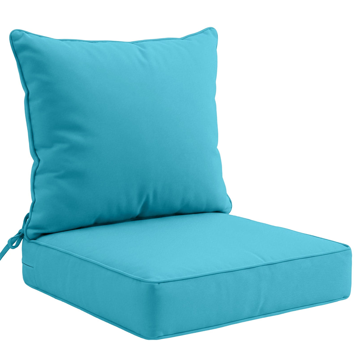 Outdoor Deep Seat Patio Seat Cushion Set, 25x25x5 inch, 2 - Piece Back Chair Cushion - Eagle Peak
