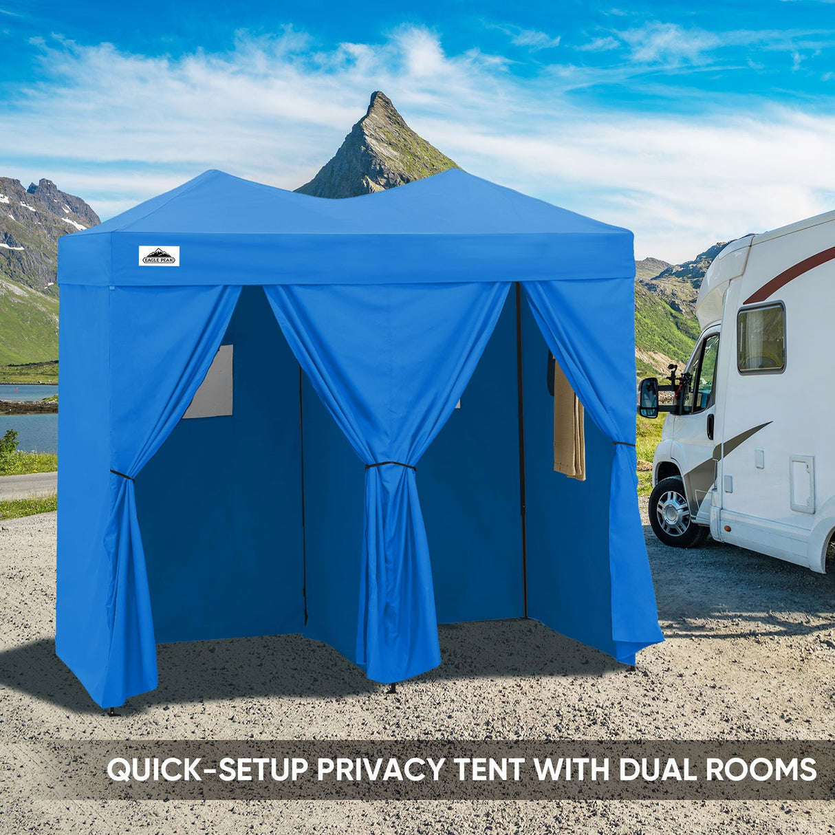 Outdoor Pop Up Changing Room 8x4 ft - Eagle Peak Custom Canopy Tent